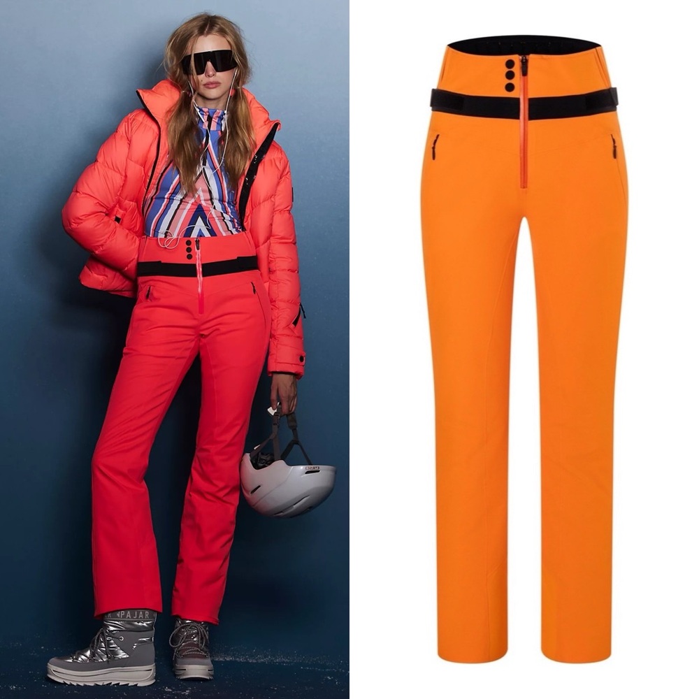 NWT Free People Bogner Fire + Ice Borja3-T Ski Pants Orange